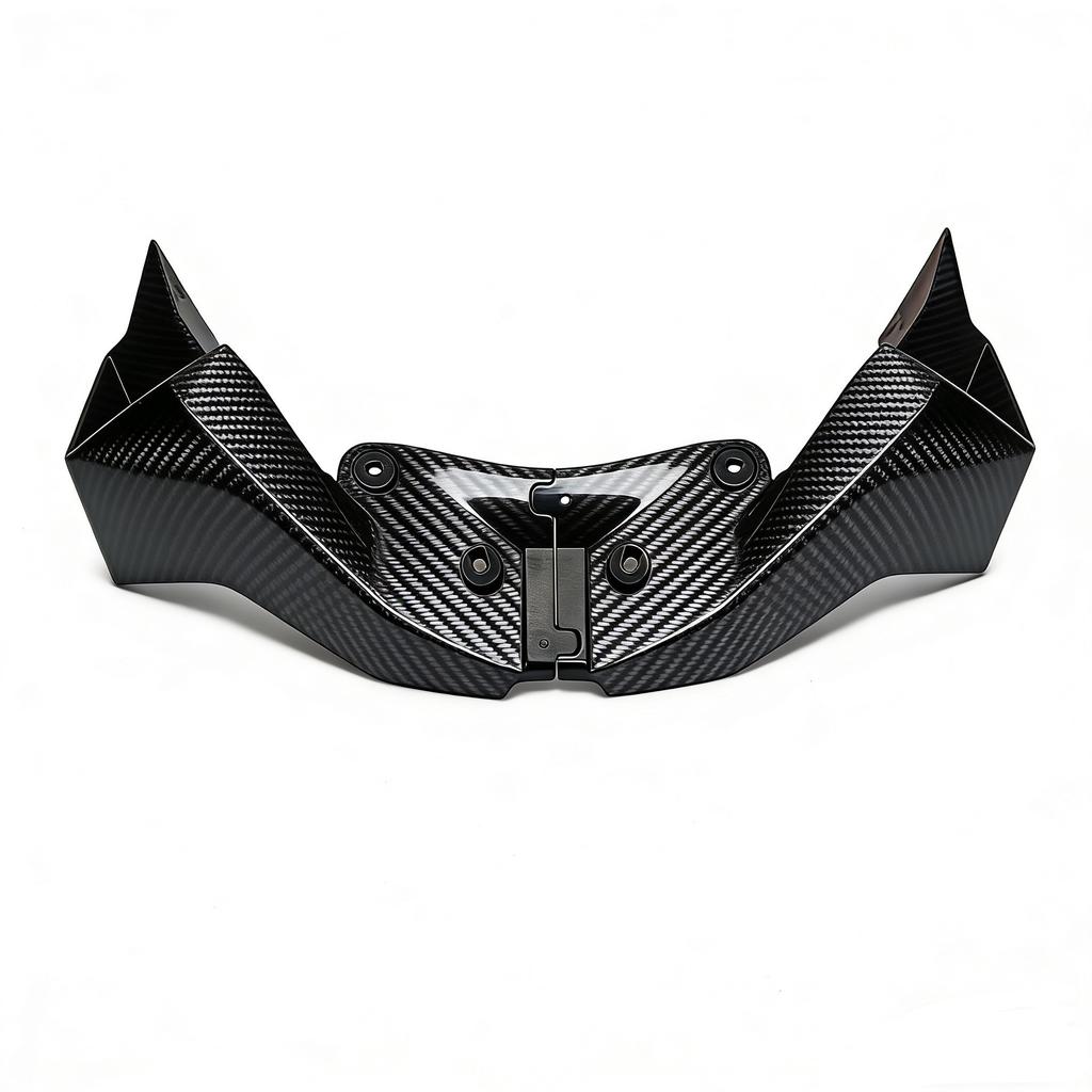 For S1000RR 2015-2018 Wind Wing Aerodynamics Fairing Winglets S 1000 RR GP WING Motorcycle Front Spoiler Lower Spoiler Front Lip