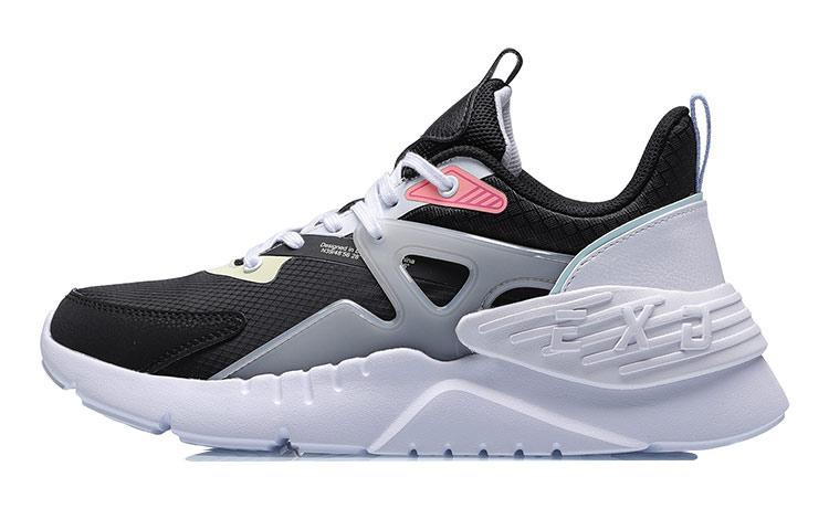 Li Ning EXD Casual Shoes Women s Low Top Black/White/Pink AGLR002-2 39