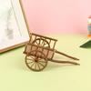 Dollhouse Miniature Simulation Assembled Cart  Model DIY Accessories Garden Furniture Toys