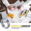 Bendable Aluminum Wire Round Aluminum Wire Metal Floristry Wire Soft Silver Metal Wire For DIY Jewelry Making Dolls Skeleton