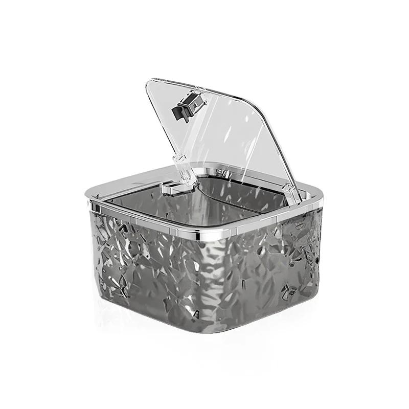 

Прозрачная коробка для хранения аксессуаров для волос, органайзер для резинок для волос, контейнер для хранения домашних животных с крышкой, органайзер для повязок на голову, бантов, заколок для волос