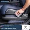 Zeekr 9X Second Row Seat Outer Kick-Proof Carbon Fiber Cover - Anti-Scratch Protection Interior Mod Part
