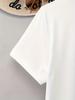 Women Heart Print Short Sleeve T-Shirt Casual Round Neck Summer Graphic Tee