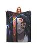 Kokushibo  Blanket Anime  Awesome Throw Blanket For Sofa Bedding Lounge Bedspread