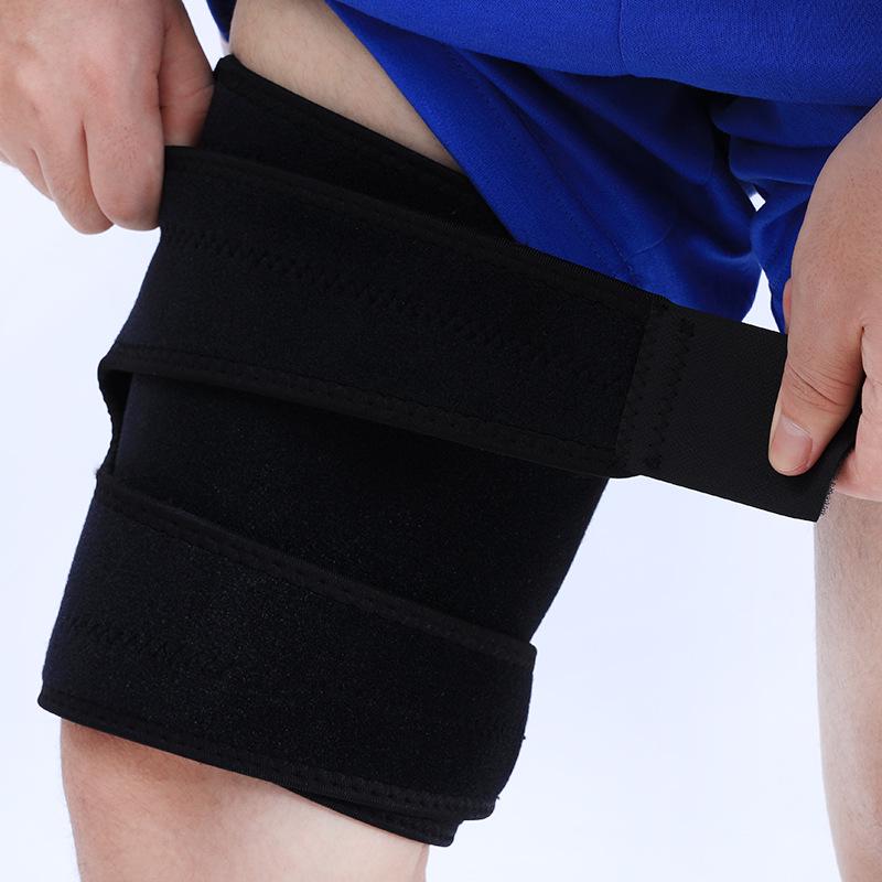 Cross-border Sports Compression Thigh Guard - Anti-Slip, Anti-Strain Leg Guard for Basketball  Running