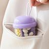 4 Grids Small Pill Cases Organizer Box Weekly Travel Pill Organizer Portable Pocket Pill Case Holder Plastic Container Box