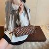 Modische Große Kapazität Gepunktete Handtasche Reißverschluss Design Gepunktete Achseltasche Damen Tasche Damen