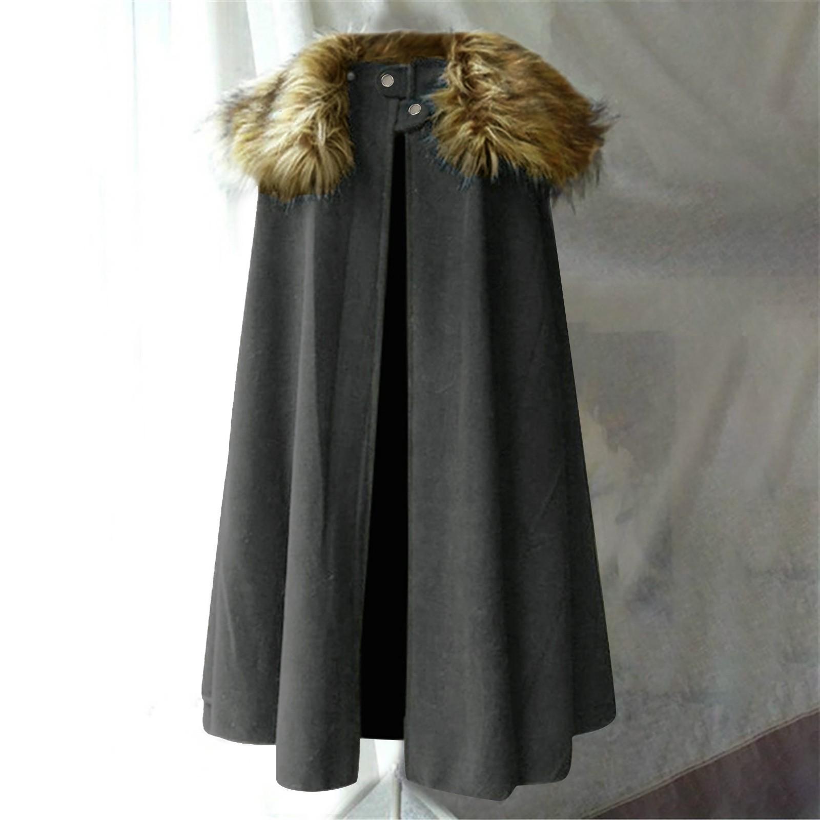 Мужской модный плащ с воротником — фото 10