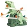 Plastic Cement Dinosaur Zinc Zinc Alloy Race Cars Electric Electric Slide Track Toy Car  Boys