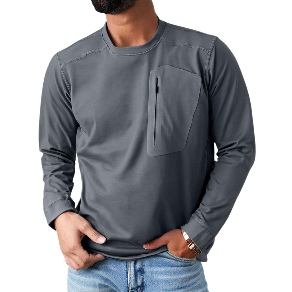 Men's  Hoodie  Trend  Loose  Round Neck  Pullover