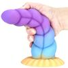 Intestines Anal Plugs Mixed Colored Silicone Dildo Penis Simulation Big Penis Alternative Sex Adult Products