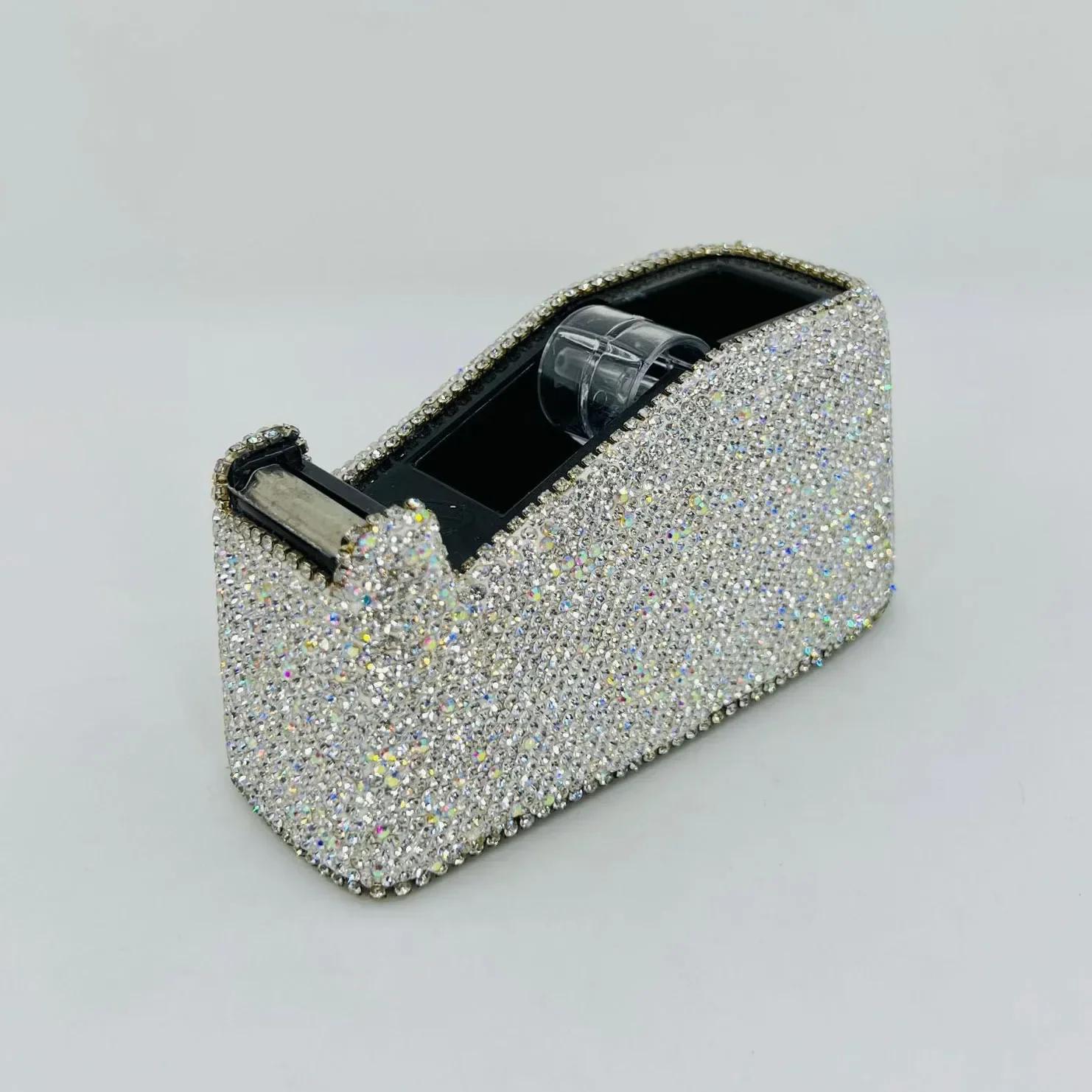 Sparkling Rheinstone Desktop Tape Dispenser Bling
