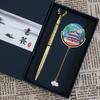 Beijing Tiananmen Metal Bookmark - Custom Engraved Cultural Gift Box