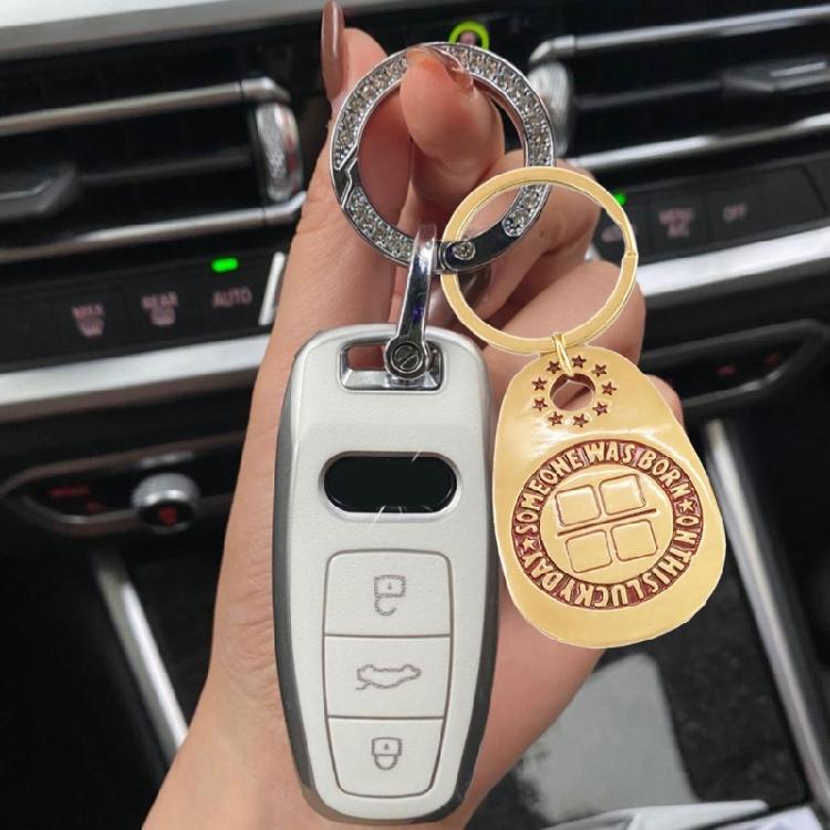 Fashionable Unisex Key Chain With Inspirational Detail Motivational Good Luck Pendant Key Holder Accessories