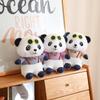 Panda Adorable Plush Toy With Bow Tie Sunglasses  Stuffed Animal  Gift Perfect