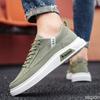 Men's new spring summer breathable canvas shoes are casual simple comfortable breathable lightweight wear-resistant men's shoes