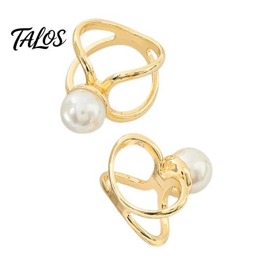 Autumn Winter Scarf Clip 2 Pcs Ring Clip, Faux Pearl Belt Buckles, Metal Clothes Shawl Holder Slides Button, Shirt Ties Clips for Women, Dress