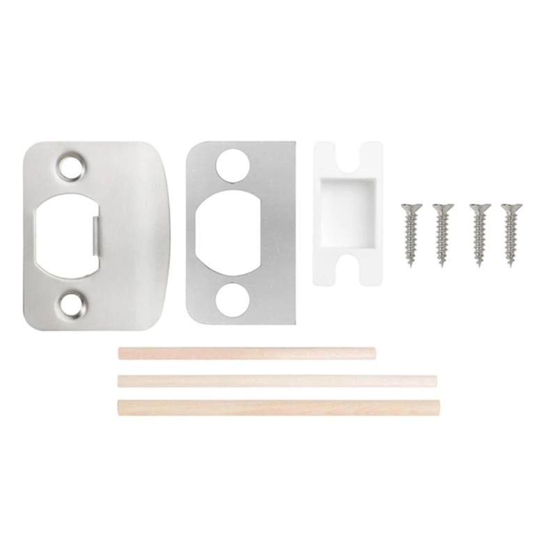 Standard Door Strikes Plate Practical Residential Security Striker Door Lock Latches Restorers Spacer Easy Installion