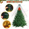 Christmas Decorations, LED Illumination Lights, Christmas Tree Illumination, Decorative Christmas Lights [200 Bulbs, 1.5M Long, USB Rechargeable, 8