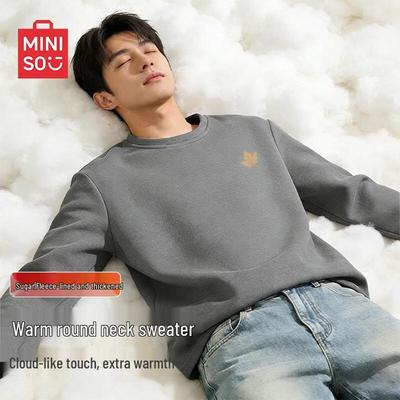 Men's Fleece-Lined Thermal Long Sleeve T-Shirt