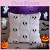 Halloween Ghost Pillow Cover With Polyester Fabric For Living Room Decor