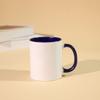 Zweifarbige Keramiktasse mit individuellem Logo, Sublimationsdruck, mit Geschenkbox