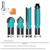 Dongcheng Electric Woodworking Router Bit Set with Bearing CN plug (adapter included)