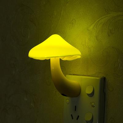 Creative Mushroom Night Light Wall Pulg Socket LED Sensor Lamp Bedside Baby Kids Bedroom Living Room Decoration Indoor Lighting