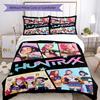 3pcs KPop Demon Hunters Bedding Set Duvet Cover Closure Includes 1 Duvet Cover & 2 Pillowcases, Soft and Comfortable for All Seasons.