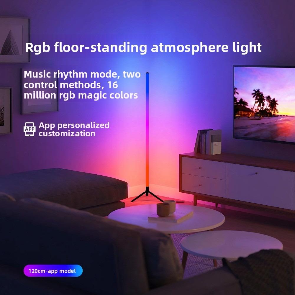 

5V USB Power RGB Floor Light Mobile APP Control Colour Changing Corner Floor Lamp Soft Lighting Ambient LED Light