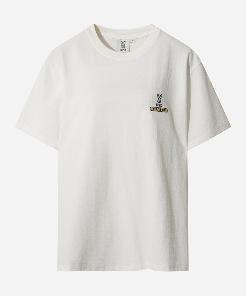 DOD Sacana Stitch Short Sleeve T-Shirt (Off White 2)
