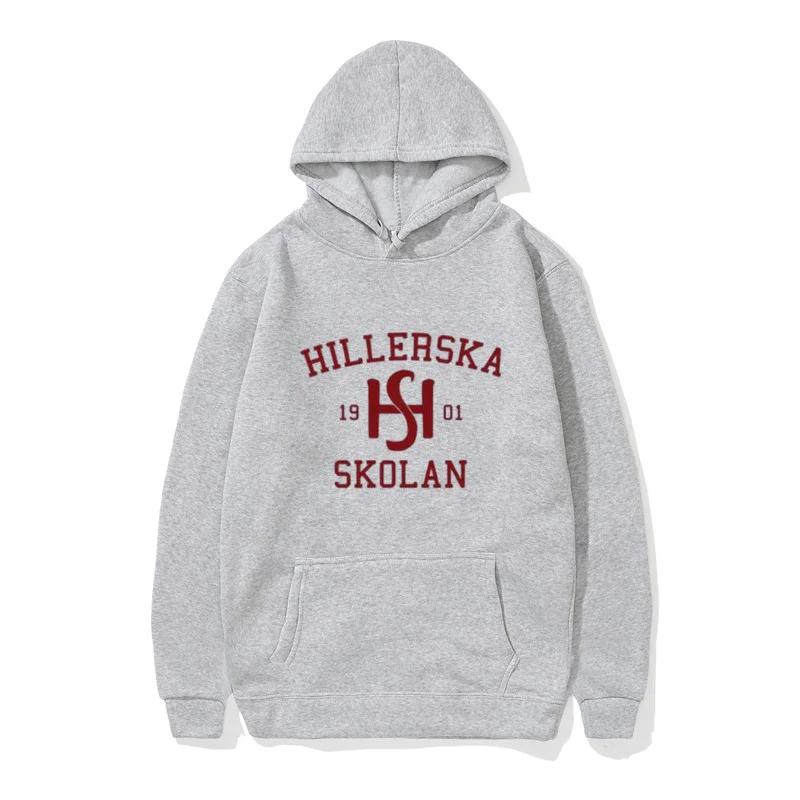Young Royals Hillerska Skolan Sudadera con capucha Hillerska Skolan Sudadera con capucha unisex Sudaderas con capucha gráficas J