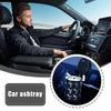 Universal Car Ashtray With LED Light Portable Auto Retardant Alloy Accessories Automobile Fashion Flame Light Interior Asht N8H5