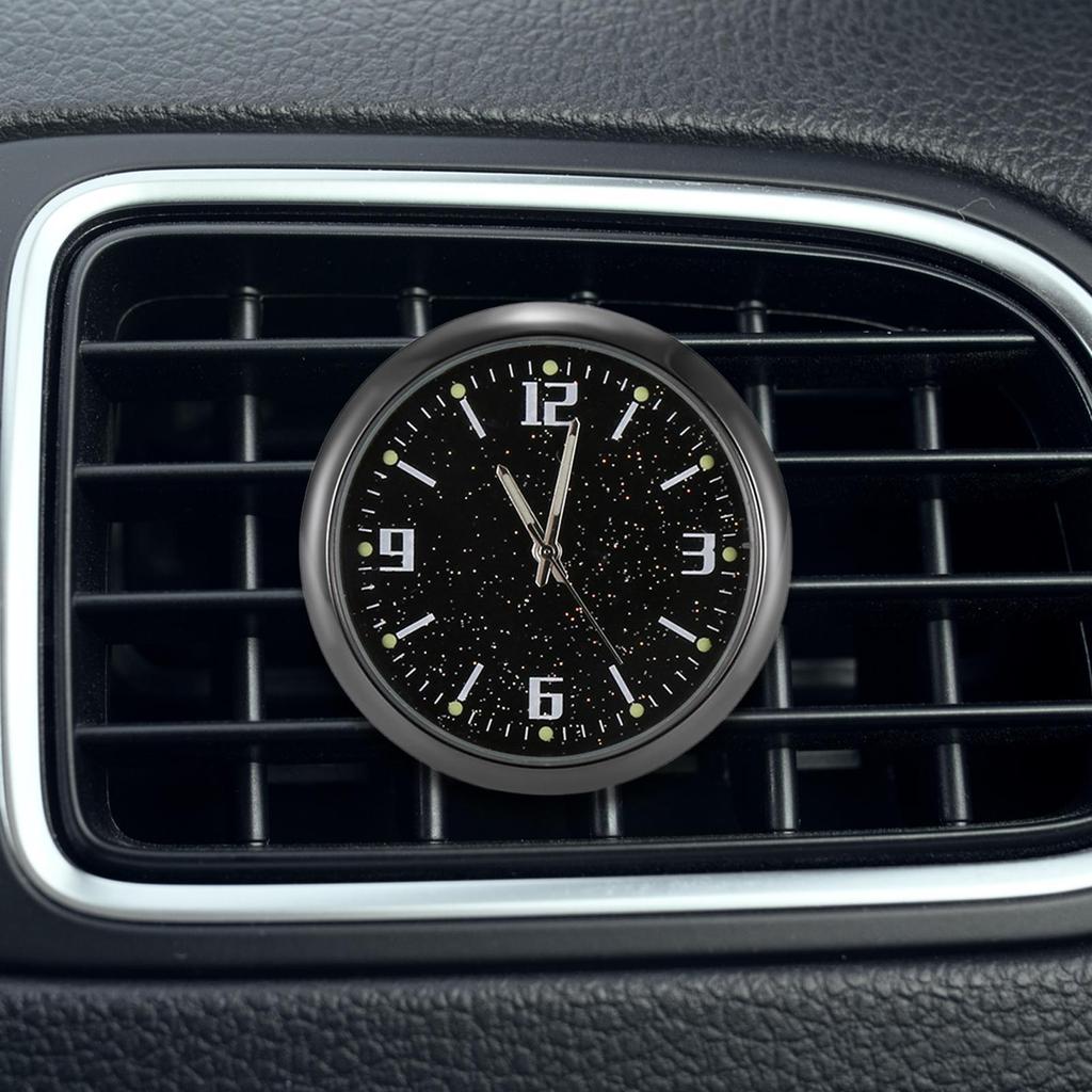 Clock for Car Stick On Luminous Automotive Interior Accessories Portable Tiny Dash Digital Watch for Travel Driving Commuting