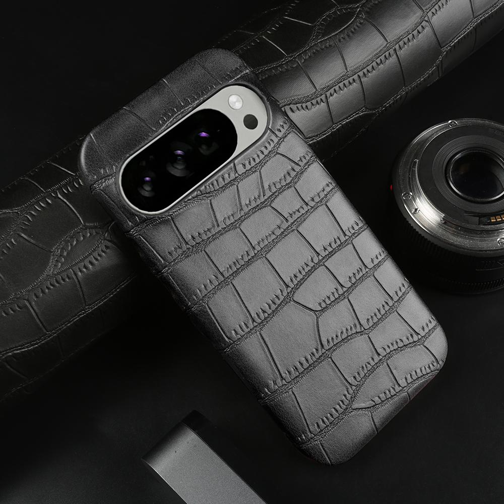 Premium Crocodile Leather Case For Google