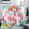 1Pc Cardcaptor Sakura Print Flannel Blanket, High Quality Comfortable for All Seasons, Home Decor, Warmth and Comfort, Perfect for Christmas Gifts