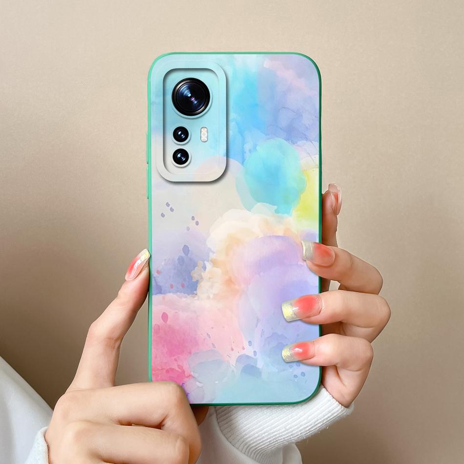 

For Xiaomi 12 12X Case For Mi 12 Pro Lite New Design Full Protection Back Cover For Mi12 Lite Soft Upgrade Liquid Silicone Funda Xiaomi 12 Pro