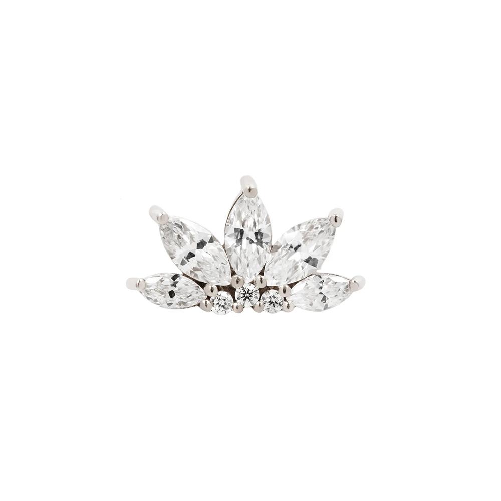 Aide 1pc 925 Silver Mini Zircon Thick Flat Screw Back Drop Earrings For Women K Gold Piercing Stud Earrings Jewelry