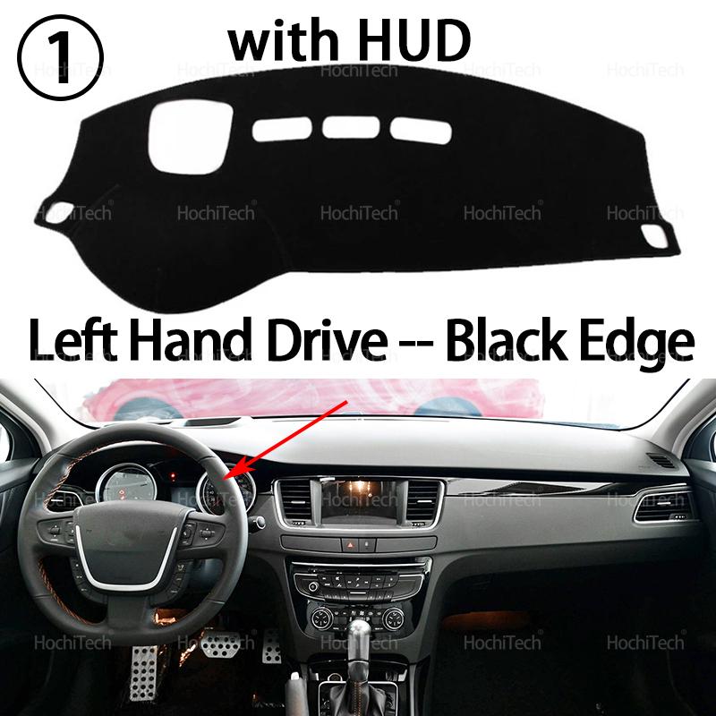For Peugeot 508 508sw 508GT RXH 2010-2018 Dashboard Cover Dash Board Mat Carpet Pad Sunshade Cushion Car Visor Accessories