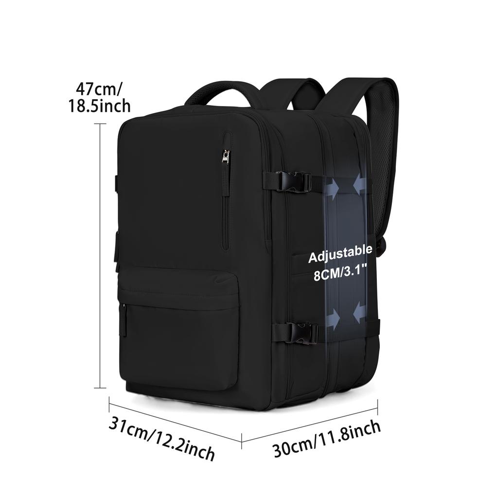Expansion Travel Backpack for Women Men Airline Cabin Backpack Laptop Backpack, Backpack Carry On Luggage Weekend Bag for Women
