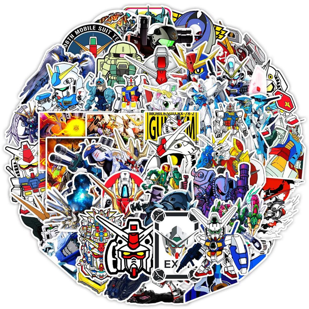 Dragon Ball & One Piece Waterproof Graffiti Stickers - 50/100 Pack for Phone, Fridge, Luggage, Notebook & Journal Decoration