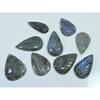 300Cts. Natural Labradorite Carving Pear Cabochon Loose Gemstone 09Pcs Lot LL-1127