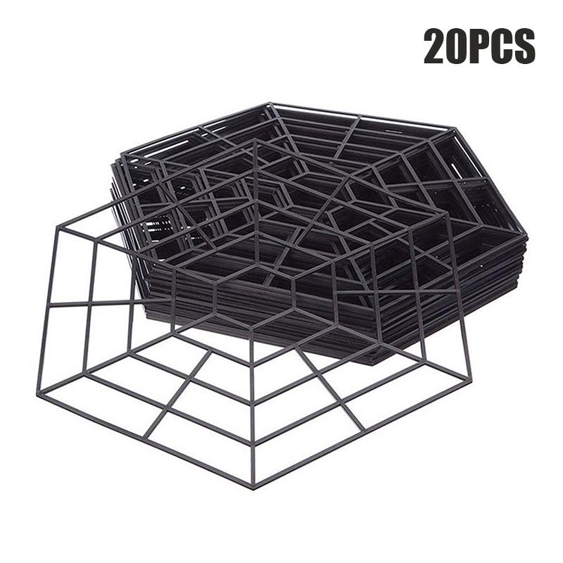 10/20Pcs Pond Fish Guard Floating Net Protectors Mesh Plastic Protective Cover Uv-Resistant Pond Fish Guard Floating Net