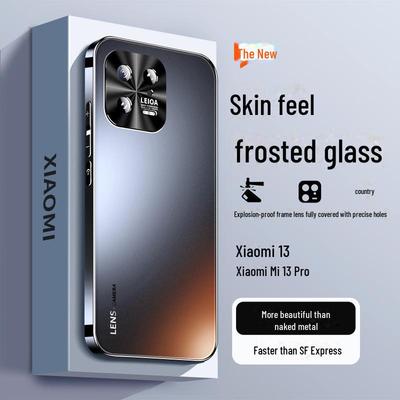 Custodia per obiettivo in metallo smerigliato AG Xiaomi 13pro, Cover protettiva galvanizzata Xiaomi 14/12/11 - Di fascia alta e resistente
