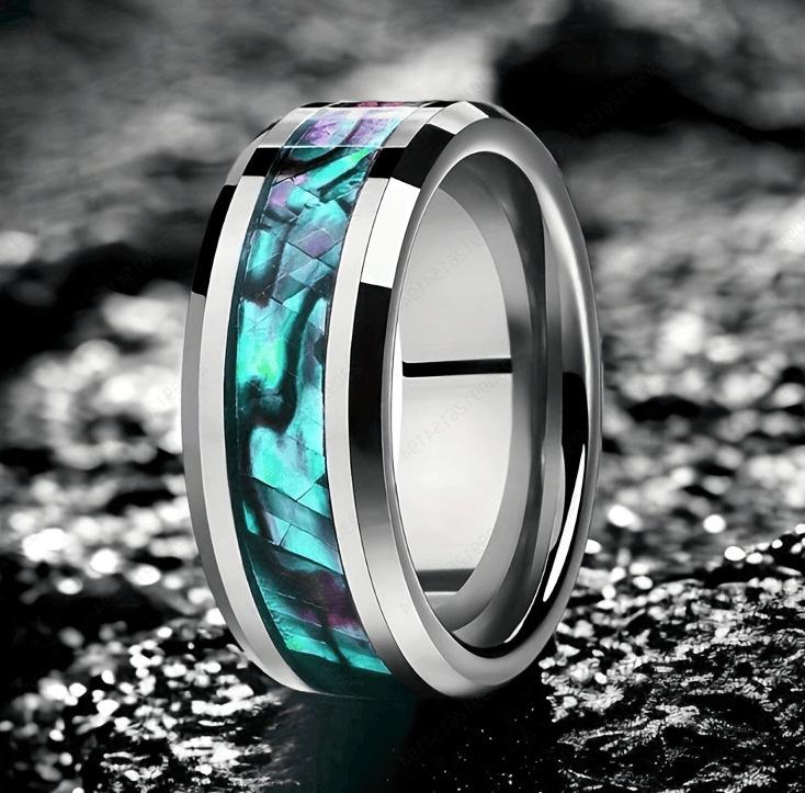 Fashionable Minimalist Double Groove Textured Ring Multiple Styles Available Elegant Band