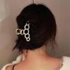 Shiny Pearl Cubic Metal Updo Hair Clip Hair Pin
