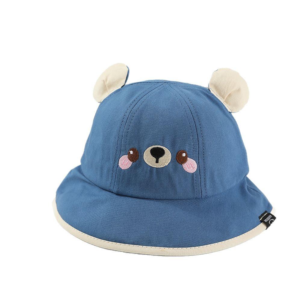 Baby Fisherman Hat Cute Cartoon Bear Sun Hat Spring and Summer New Children's Hat Korean Version