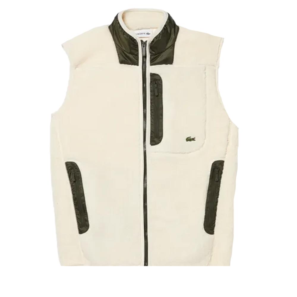 Lacoste Men's Sherpa Fleece Gilet