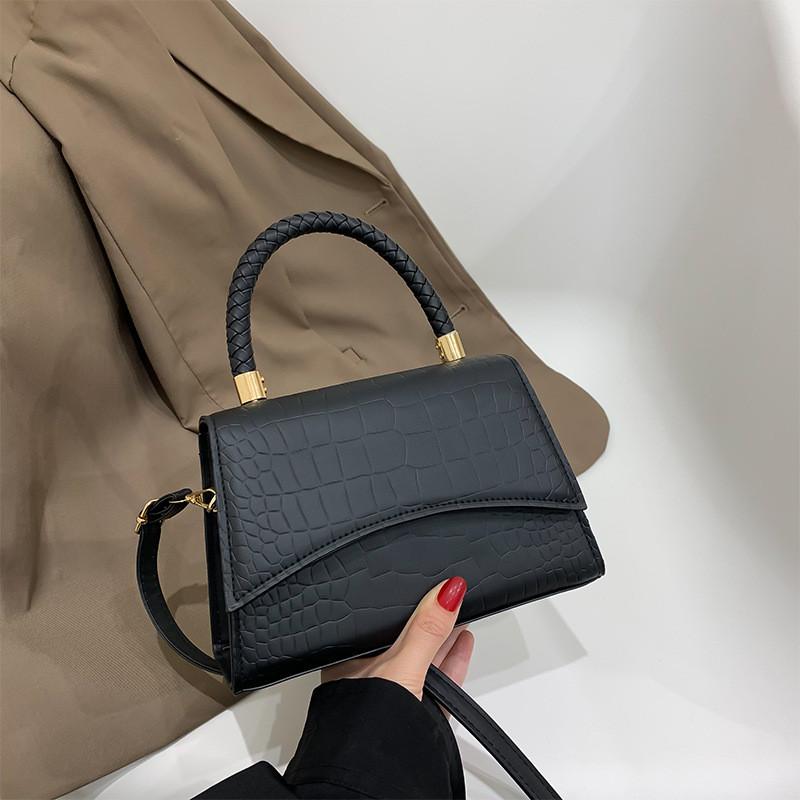 Street Style Pu Small Square Bag For Women With Stitch Detailing For Daily Use