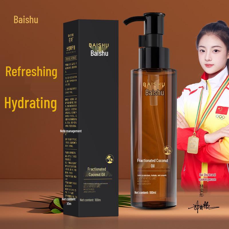 

Bai Shu Fractionated Coconut Body and Facial Oil - 100ml (Moisturizing, Refreshing, Gentle, Nourishing)